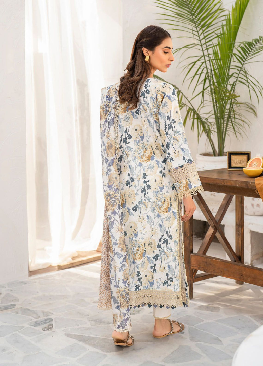 Shezlin by Aabyaan Embroidered Chikankari Suits Unstitched 3 Piece ABY24S AR-01 Alisha - Summer Collection