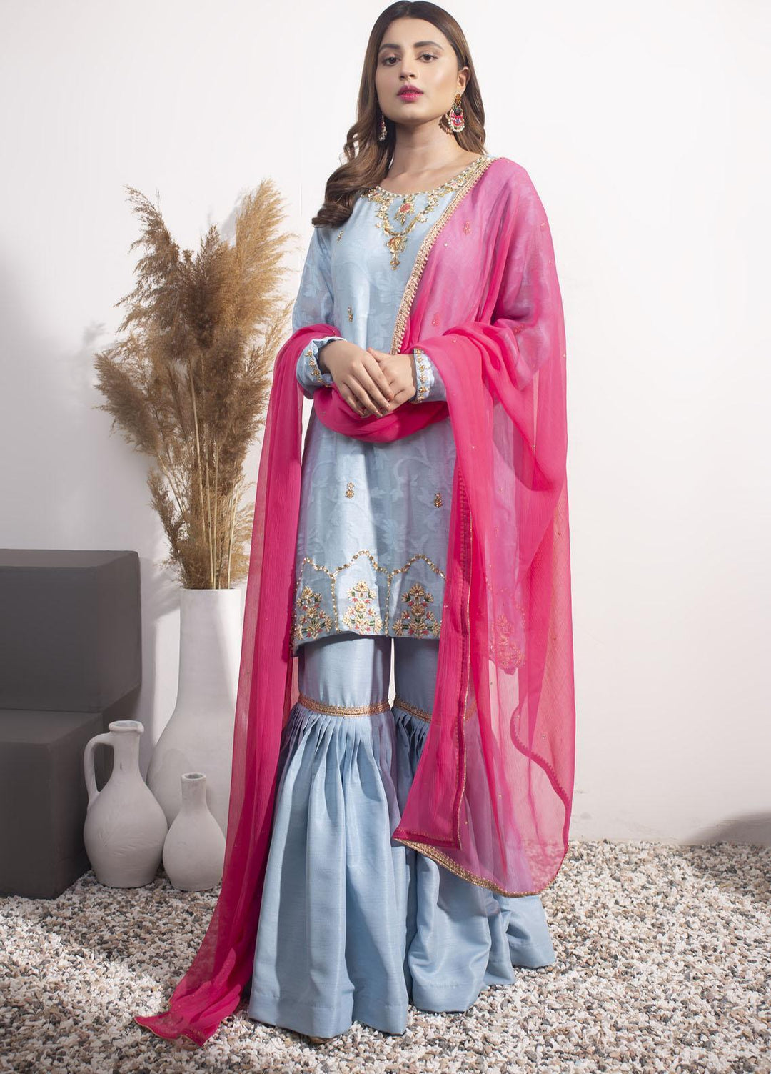 Zebaqi Pret Luxury Jacquard 3 Piece ZBQ21SB Gul-e-lala (ZFA035)
