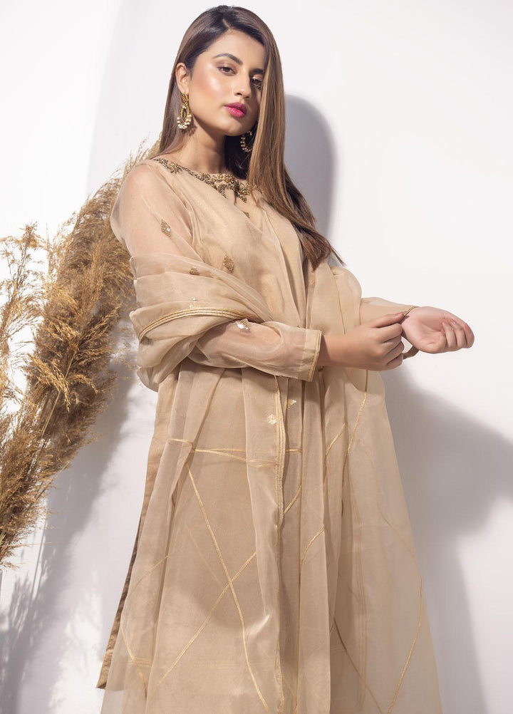 Zebaqi Pret Luxury Organza 3 Piece ZBQ21SB Futr (ZFA029)