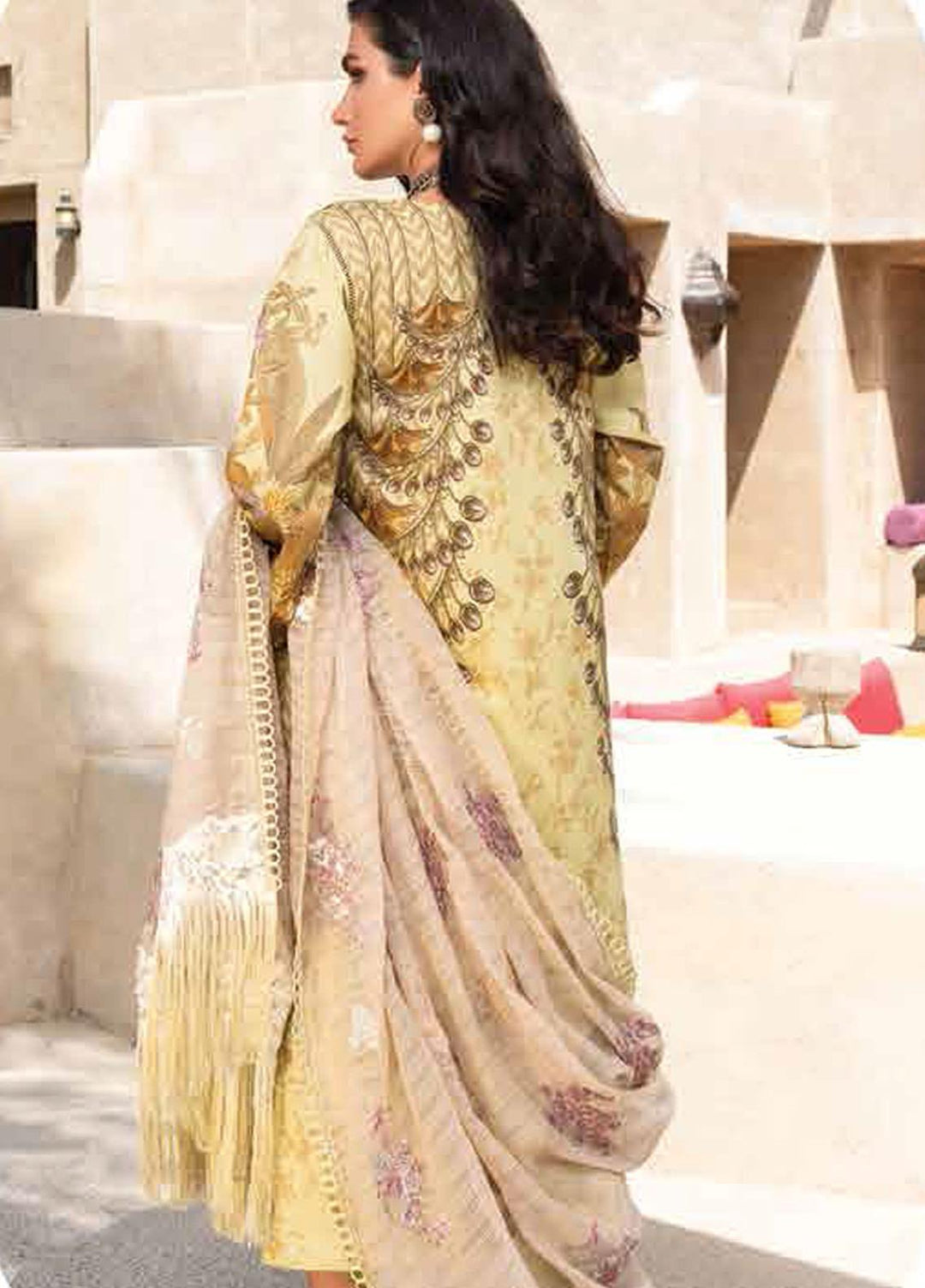 Shiza Hassan Embroidered Lawn Suits Unstitched 3 Piece SH21LL 07-A ARIANA - Luxury Collection