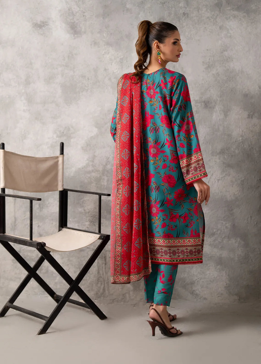Sibel by Salitex Printed Lawn Suit Unstitched 3 Piece SUNW24ASI030UT - Summer Collection