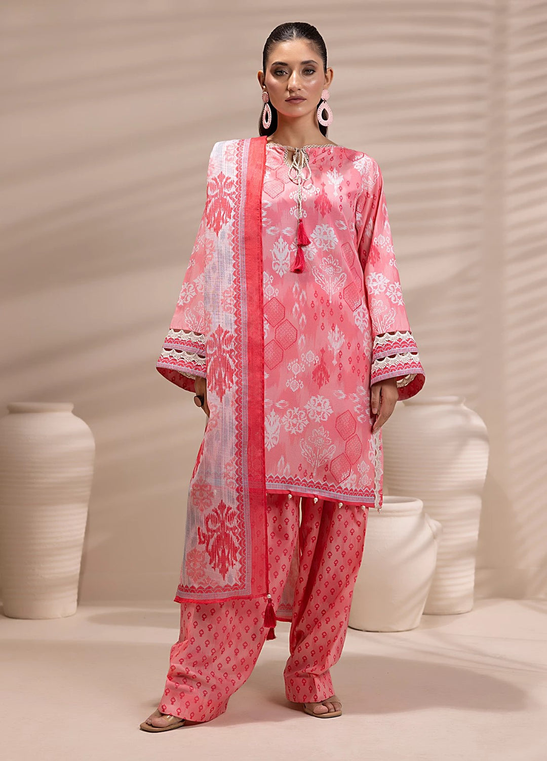 Sibel by Salitex Printed Silk Lawn Suits Unstitched 3 Piece SUNS25ASI164UT - Summer Collection