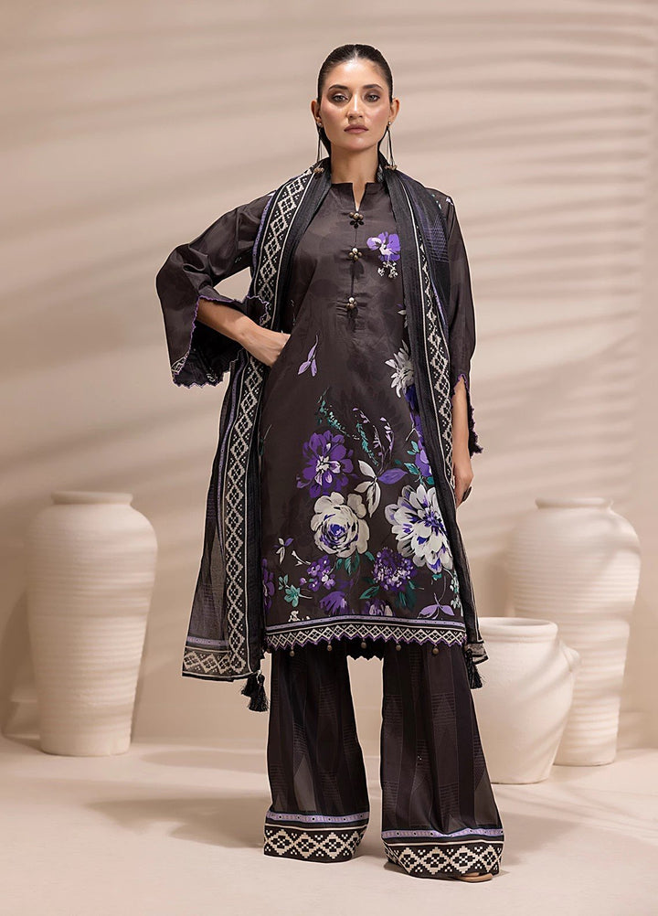 Sibel by Salitex Printed Silk Lawn Suits Unstitched 3 Piece SUNS25ASI168UT - Summer Collection