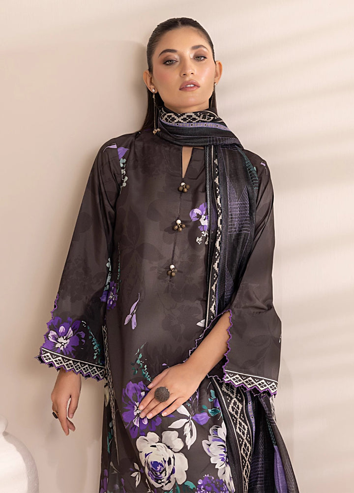 Sibel by Salitex Printed Silk Lawn Suits Unstitched 3 Piece SUNS25ASI168UT - Summer Collection