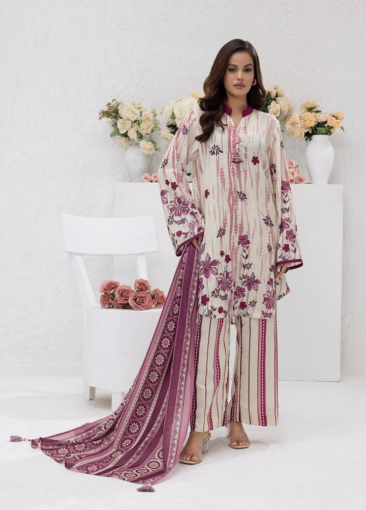 Sibel Jan by Salitex Printed Lawn Suits Unstitched 3 Piece SUNS24ASI071UT - Summer Collection