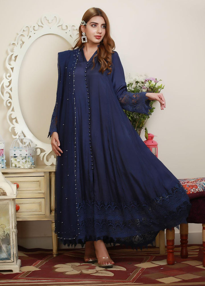 Sidra Mumtaz Luxury Pret  Kattan 3 Piece Suit Iris