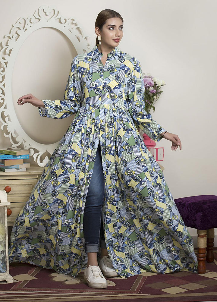 Sidra Mumtaz Luxury Pret  Lawn Shirt Maze Craze