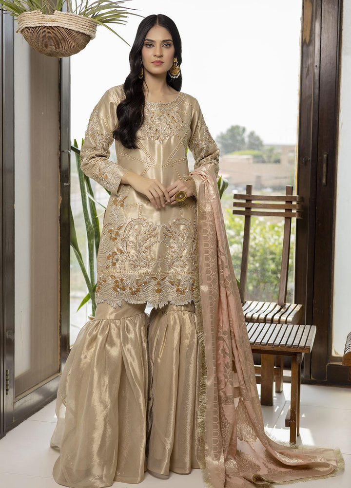 Sidra Mumtaz Ready to Wear (RTW)  Organza 3 Piece Suit JAVERIA 220301-MK-JV