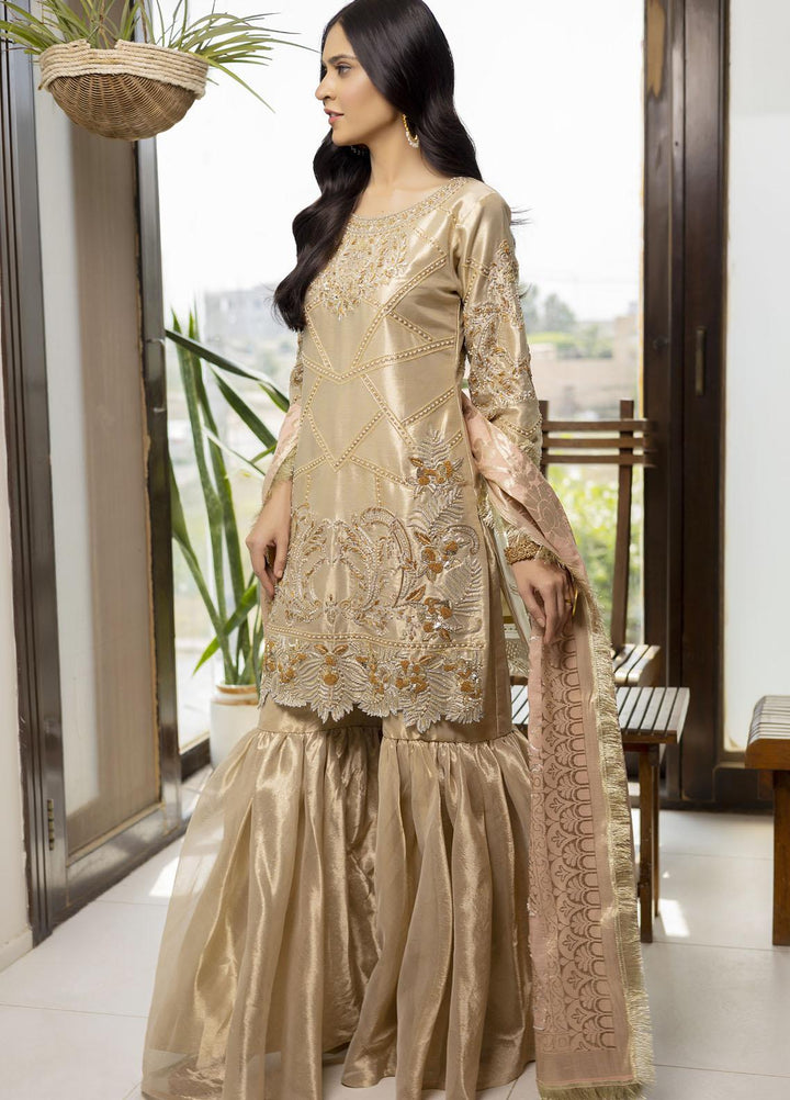 Sidra Mumtaz Ready to Wear (RTW)  Organza 3 Piece Suit JAVERIA 220301-MK-JV
