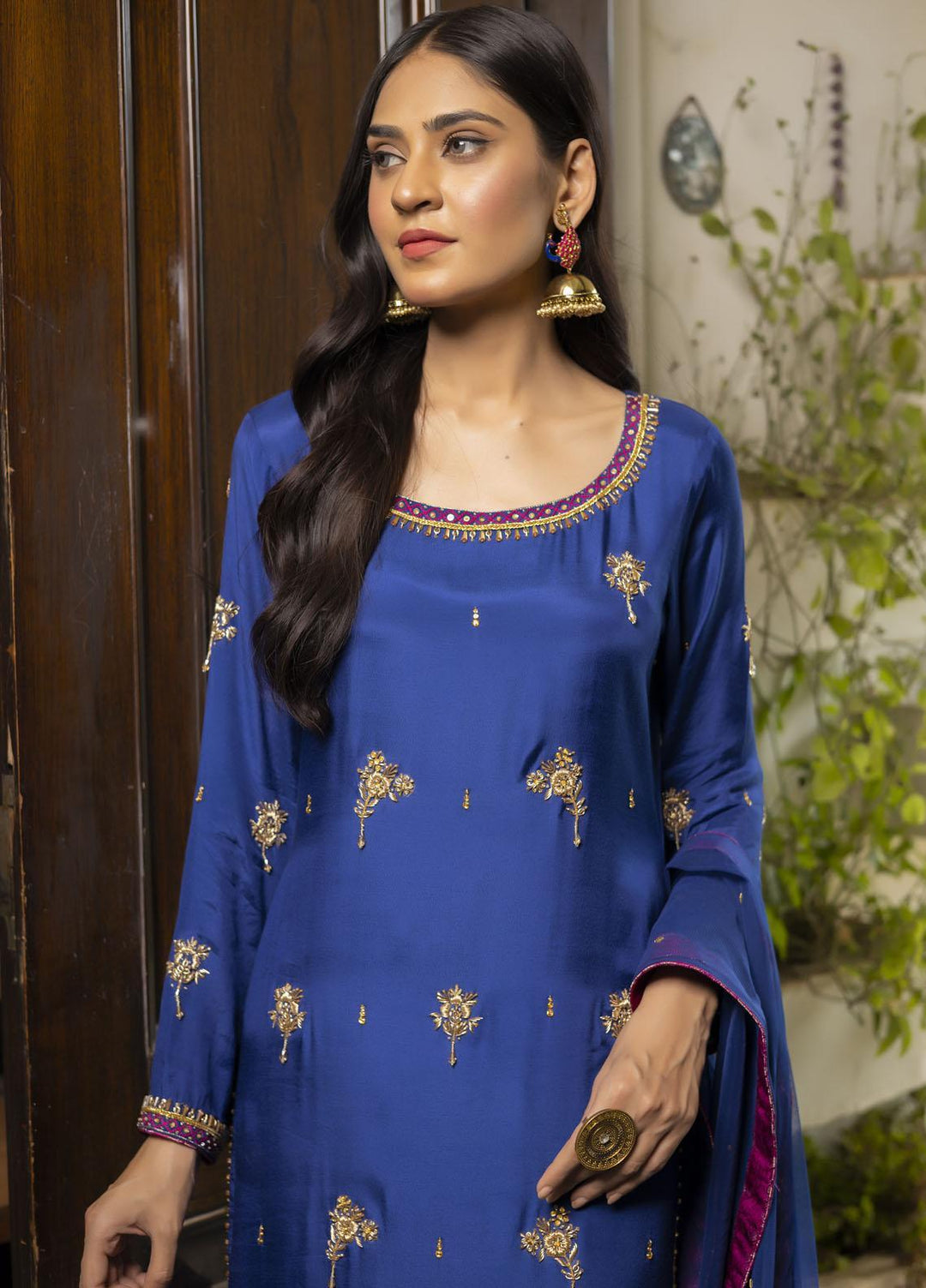 Sidra Mumtaz Ready to Wear (RTW)  Cotton Silk 3 Piece Suit HIBAH 220309-MK-HB
