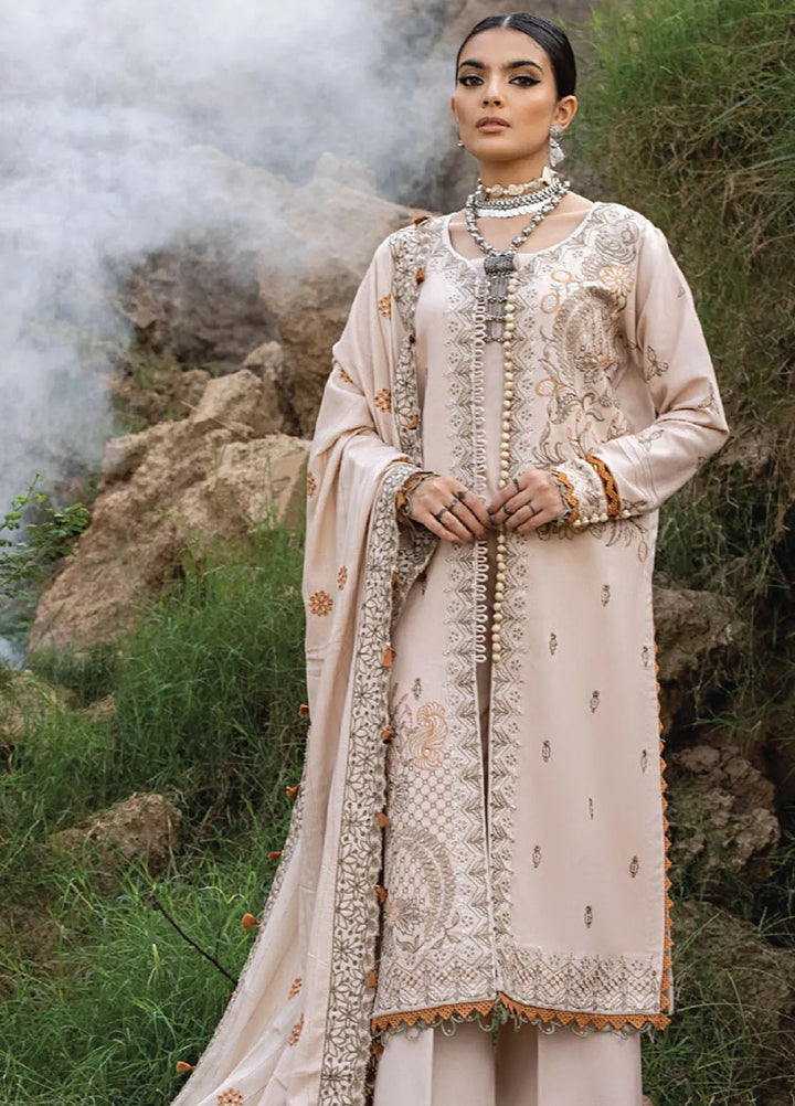Sierra By Sidra Aleem Embroidered Wool Suit Unstitched 3 Piece SA24SW D-09 - Winter Collection