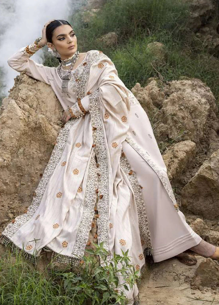 Sierra By Sidra Aleem Embroidered Wool Suit Unstitched 3 Piece SA24SW D-09 - Winter Collection