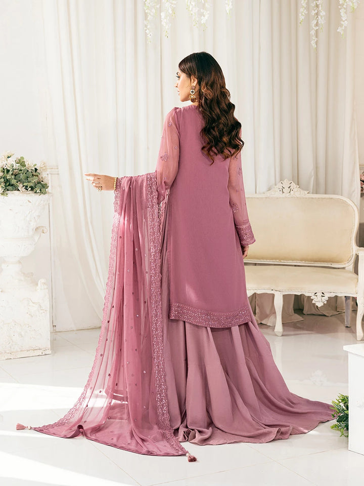 Signature by Salitex Embroidered Chiffon Suits Unstitched 3 Piece SUNS7CH029UT - Summer Collection