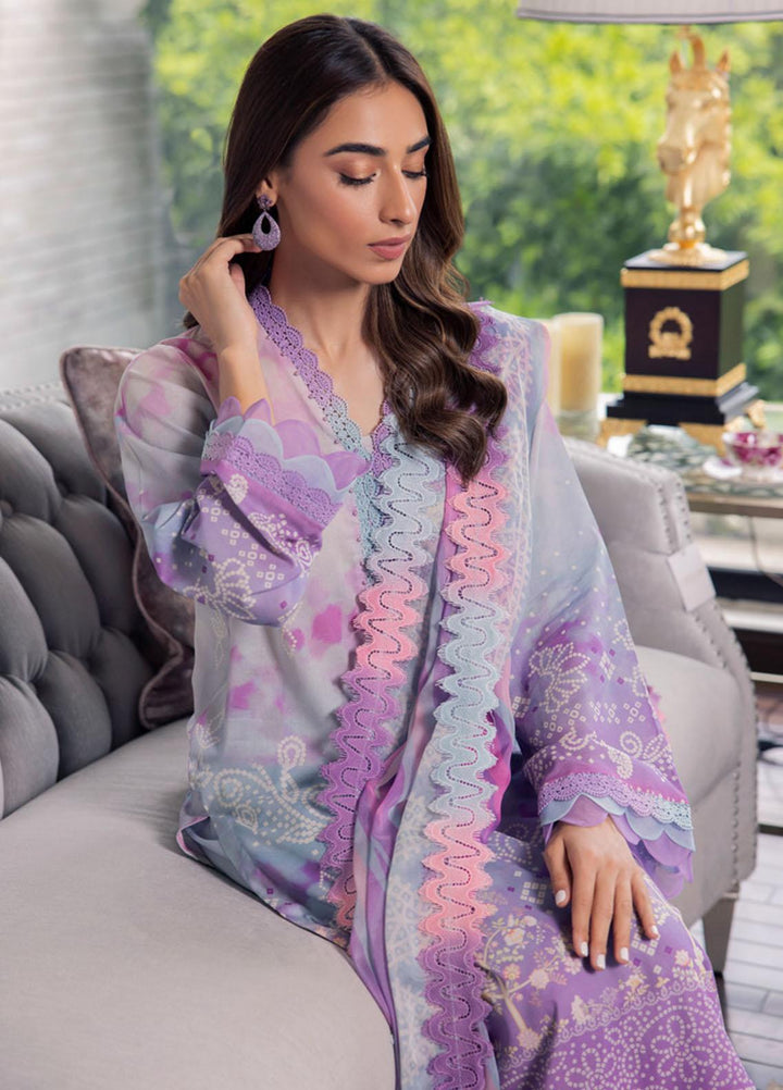 Signature Prints By Nureh Printed Lawn Suits Unstitched 3 Piece NU23SPRP SP-67 - Summer Collection