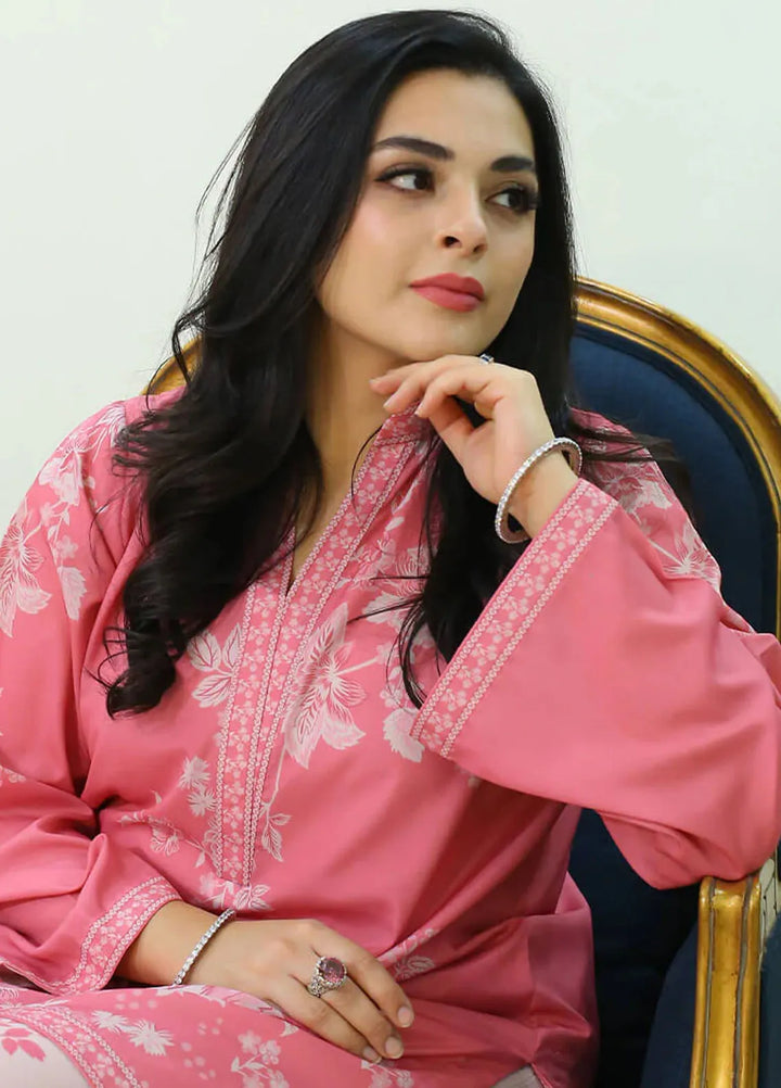 Silk Co Ords by Zyna Pret Printed Silk 2 Piece Suit Mehr