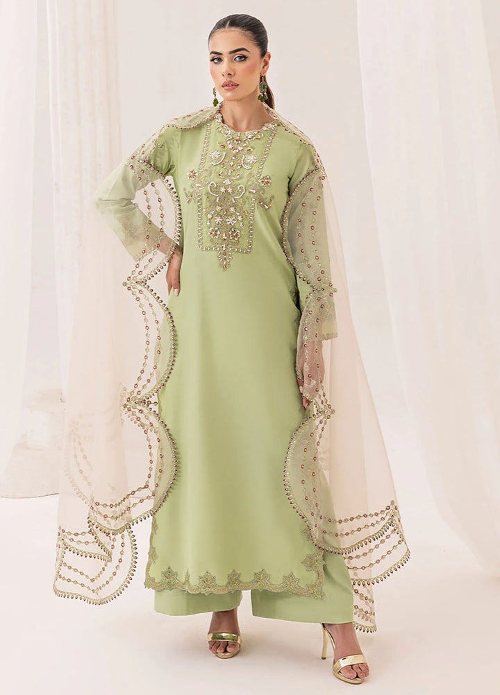 Silk Ivy by Jamnii Pret Embroidered Silk 3 Piece Suit Serene