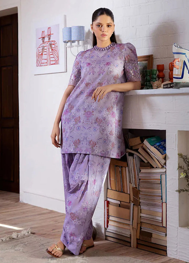 Sobia Nazir Basic Embroidered Lawn Suit Unstitched 2 Piece SN24B 6B - Summer Collection