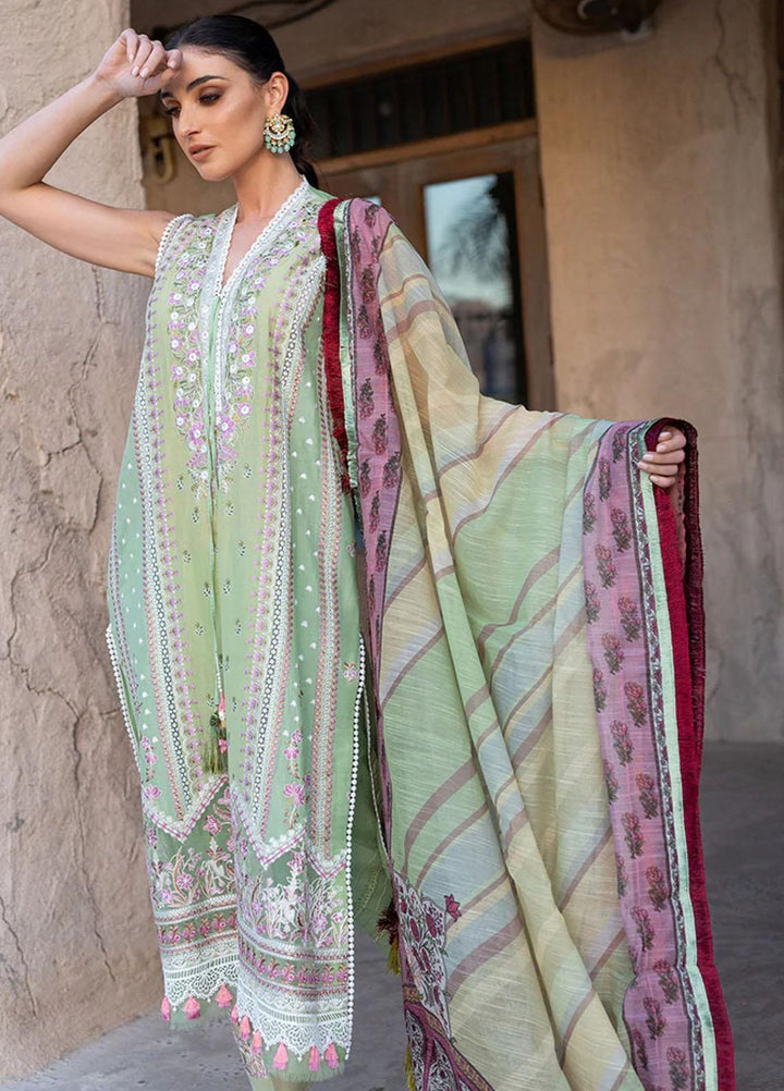 Vital By Sobia Nazir Embroidered Lawn Suits Unstitched 3 Piece SN22V 7B - Summer Collection