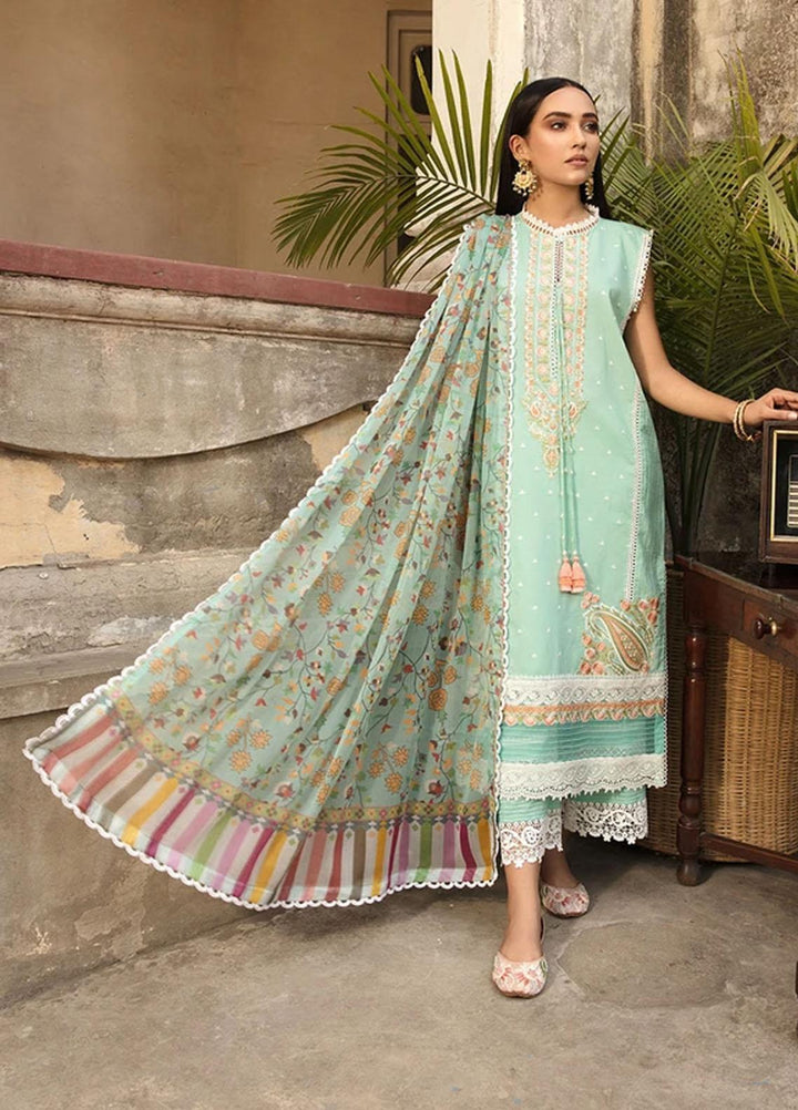 Vital By Sobia Nazir Embroidered Lawn Suits Unstitched 3 Piece SN21-V2 3B - Summer Collection