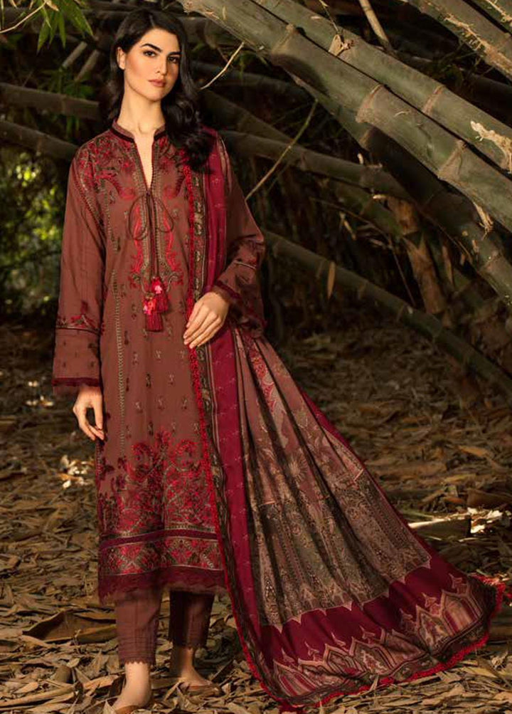 Sobia Nazir Embroidered  Suits Unstitched 3 Piece SN21W 01B - Winter Collection