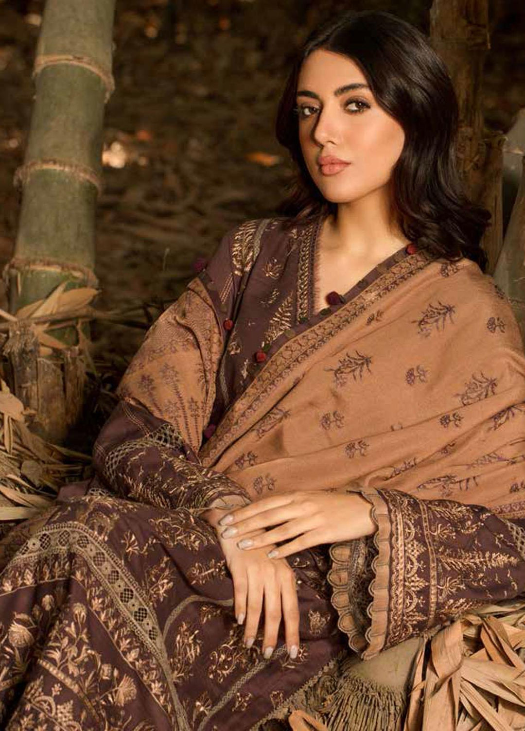 Sobia Nazir Embroidered  Suits Unstitched 3 Piece SN21W 03A - Winter Collection