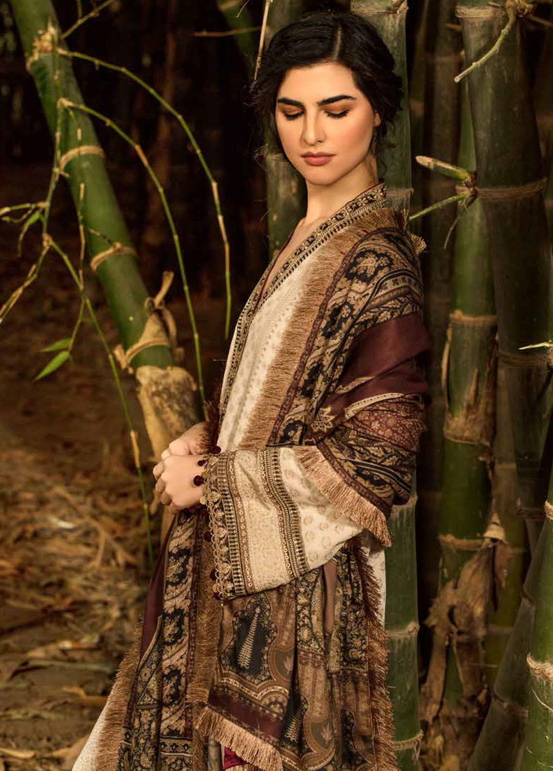 Sobia Nazir Embroidered  Suits Unstitched 3 Piece SN21W 07A - Winter Collection