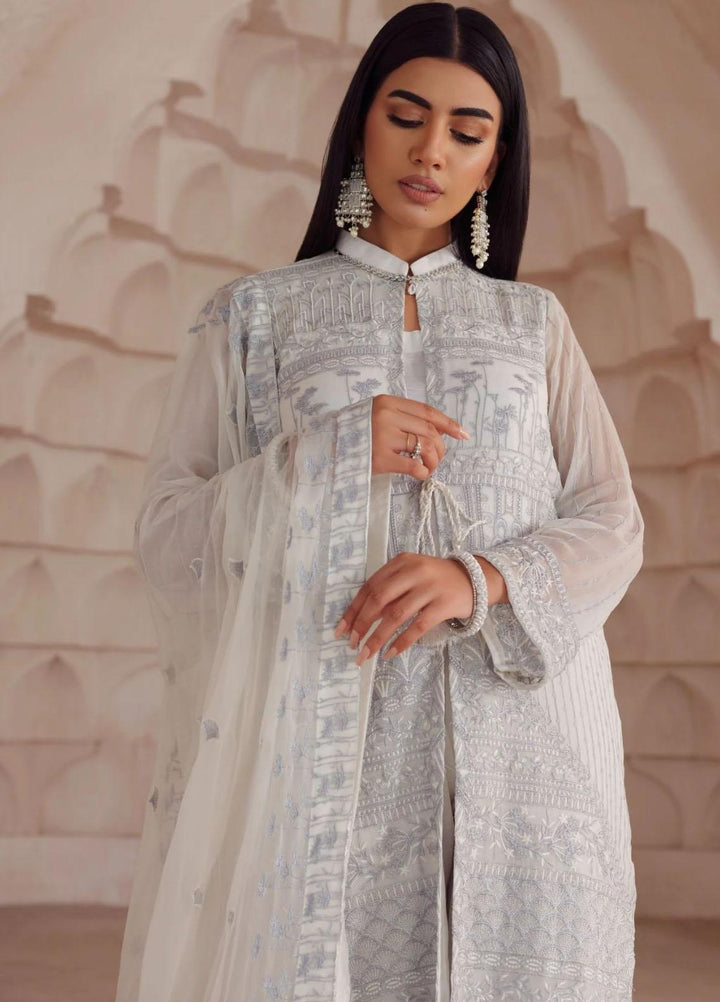 Soffio Luxury Pret Embroidered Chiffon 3 Piece Dress SL608