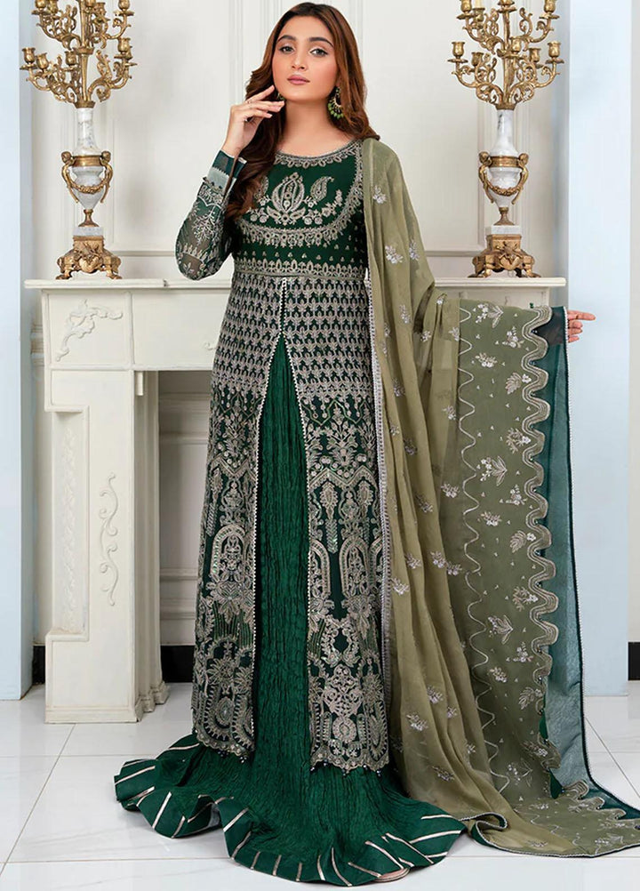 Sofia By Maleena Embroidered Chiffon Suits Unstitched 3 Piece MLN23SF Kezia - Festive Collection