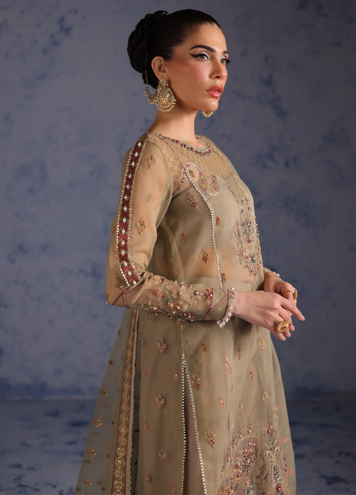 Amoris by Imran Ramzan Embroidered Organza 3 Piece Suit Sogno d'Oriente - Wedding Collection