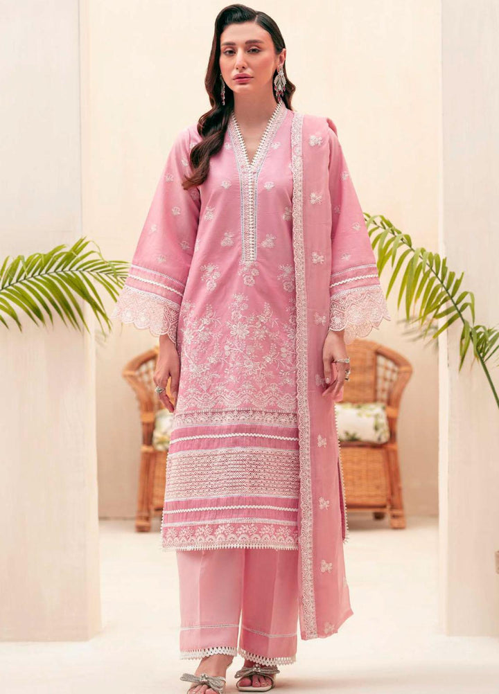 Soha By Motifz Embroidered Lawn Suits Unstitched 3 Piece MT23S 4151 Zofia - Summer Collection