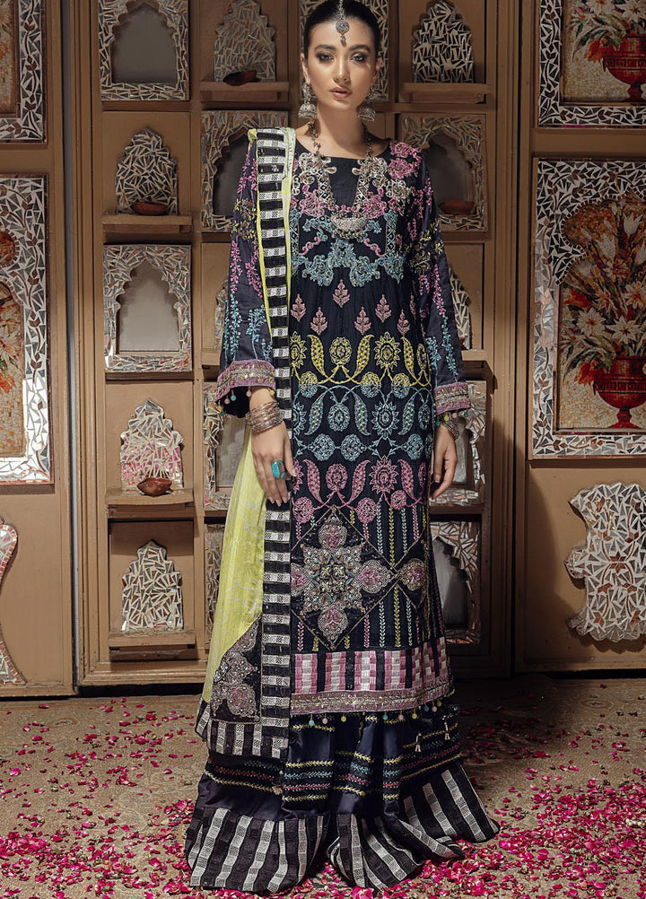 Sohni by Neelos Embroidered Silk Suits Unstitched 3 Piece NL22US NSM-203 - Luxury Formal Collection