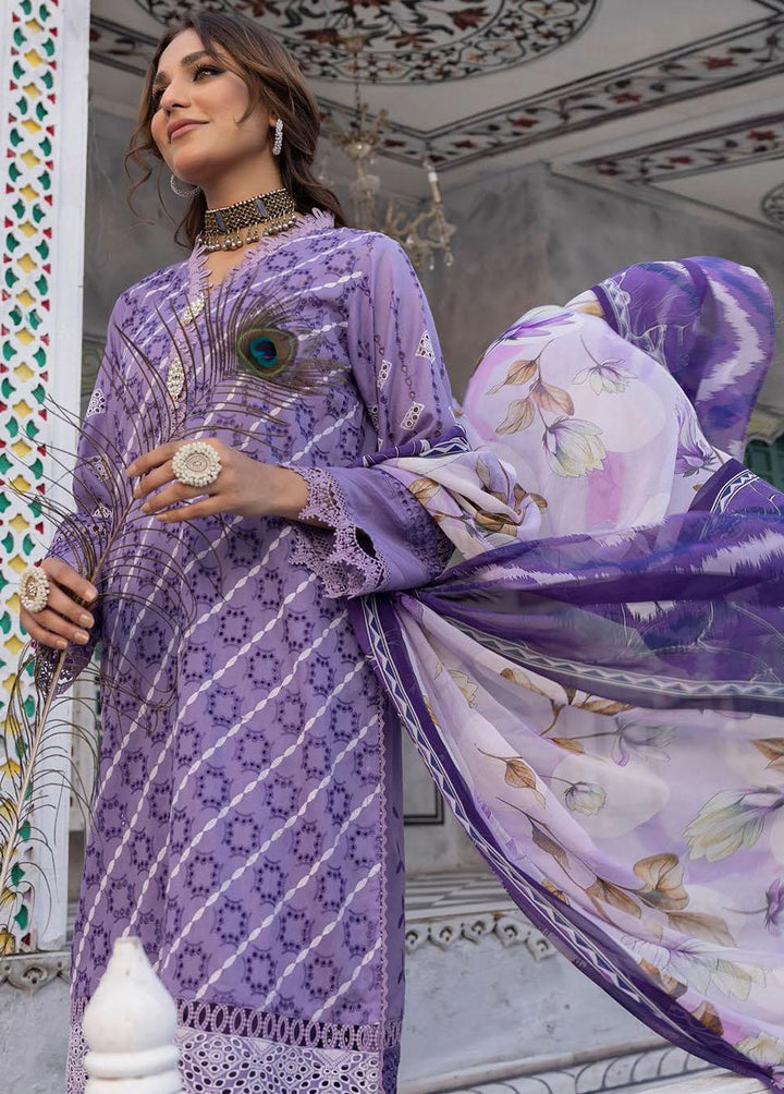 Sophia By Riaz Arts Embroidered Lawn Suits Unstitched 3 Piece RA23-S3 07 - Winter Collection