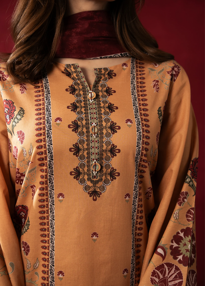 Zoe by Zeen Unstitched Printed Lawn 3 Piece Suit ZN26UZL WFM36606 - Casual Collection