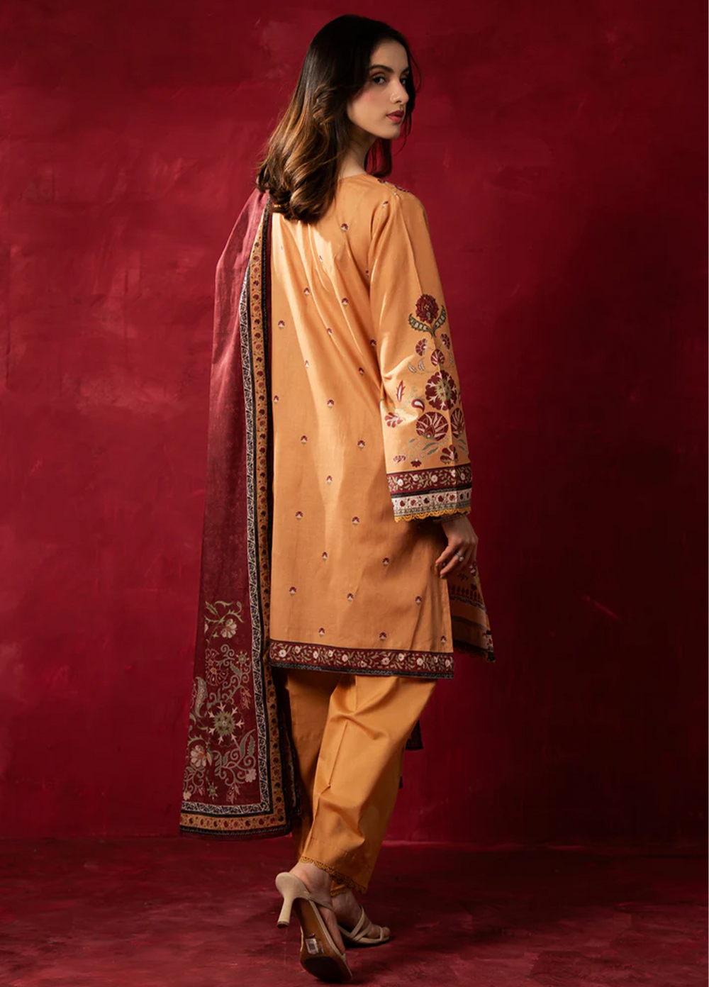 Zoe by Zeen Unstitched Printed Lawn 3 Piece Suit ZN26UZL WFM36606 - Casual Collection