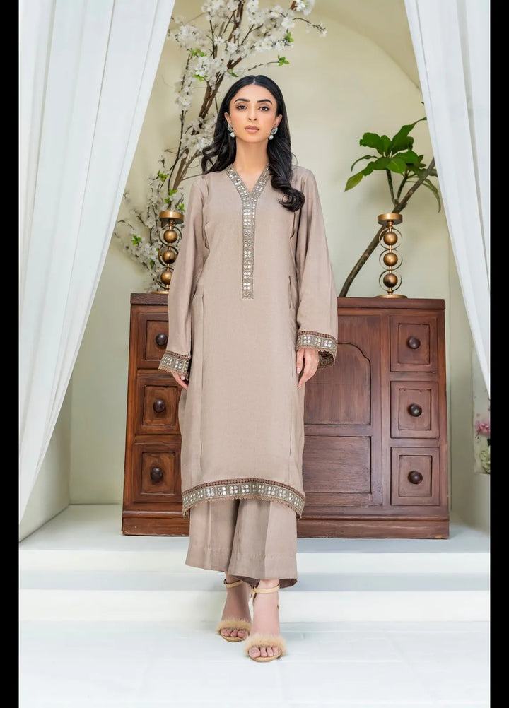 Soulwears Pret Embroidered Cotton Net 2 Piece Suit Wafa