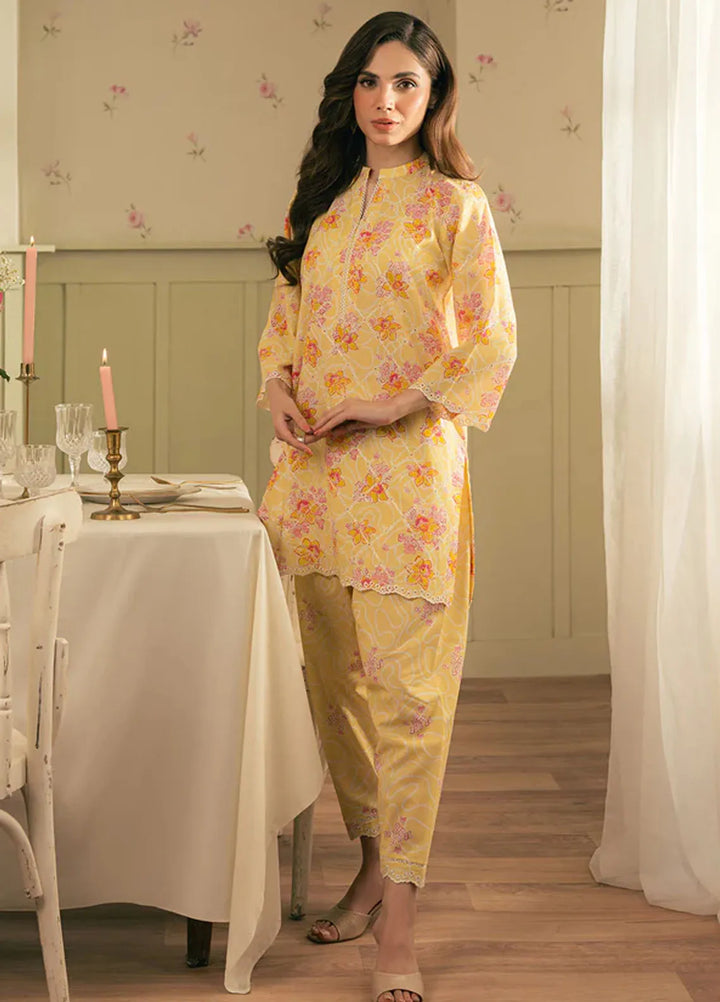 Spring Summer by Sahar Pret Embroidered Cambric 2 Piece Suit Dandelion Dream