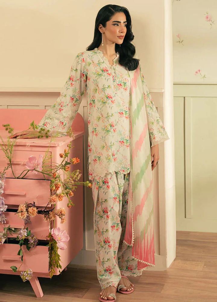 Spring Summer by Sahar Pret Embroidered Cambric 2 Piece Suit Gilded Garden