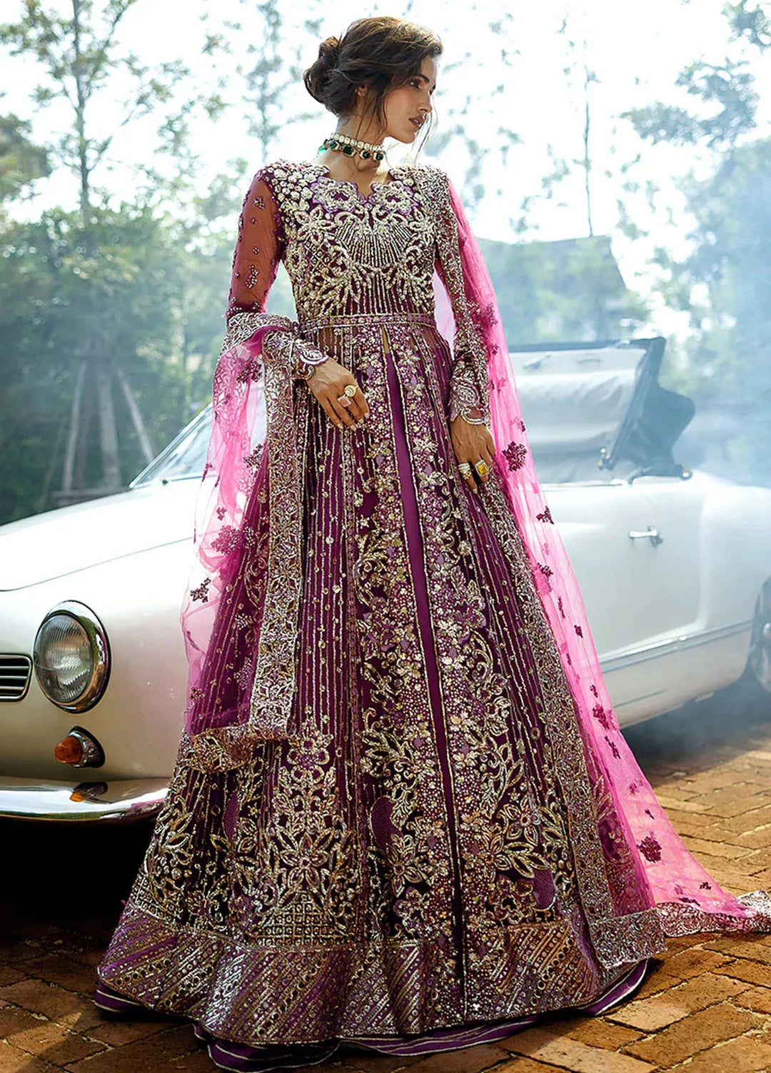 Stardust by Mushq Embroidered Net Suit Unstitched 4 Piece MQ24SW MWD-03 Startruck Elegance - Formal Collection