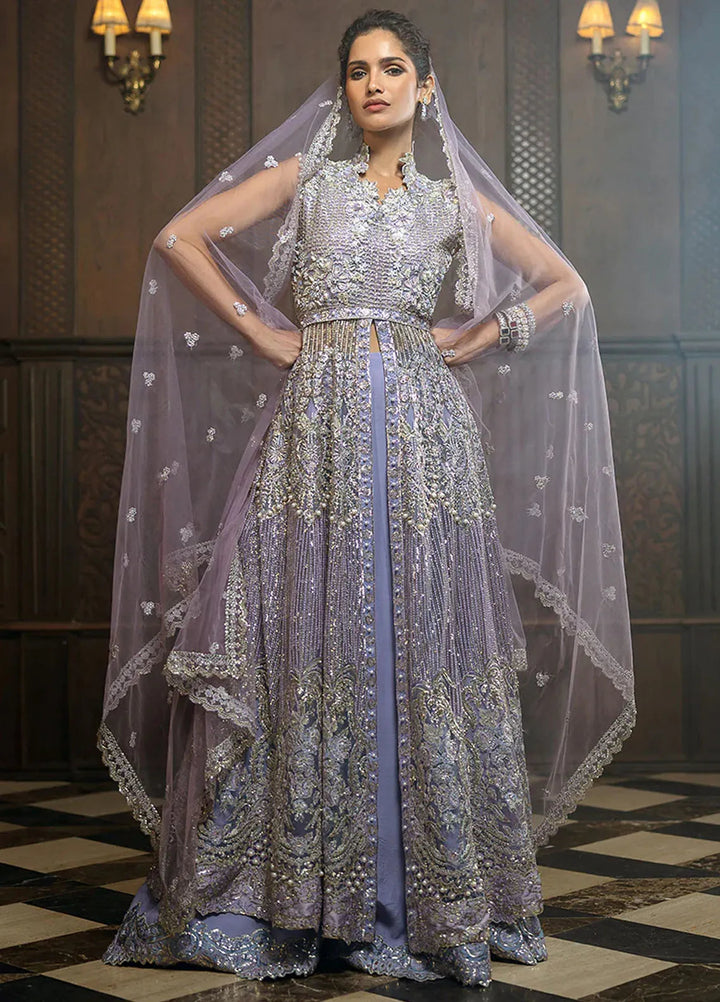 Stardust by Mushq Embroidered Net Suit Unstitched 4 Piece MQ24SW MWD-05 Celestial Glam - Formal Collection