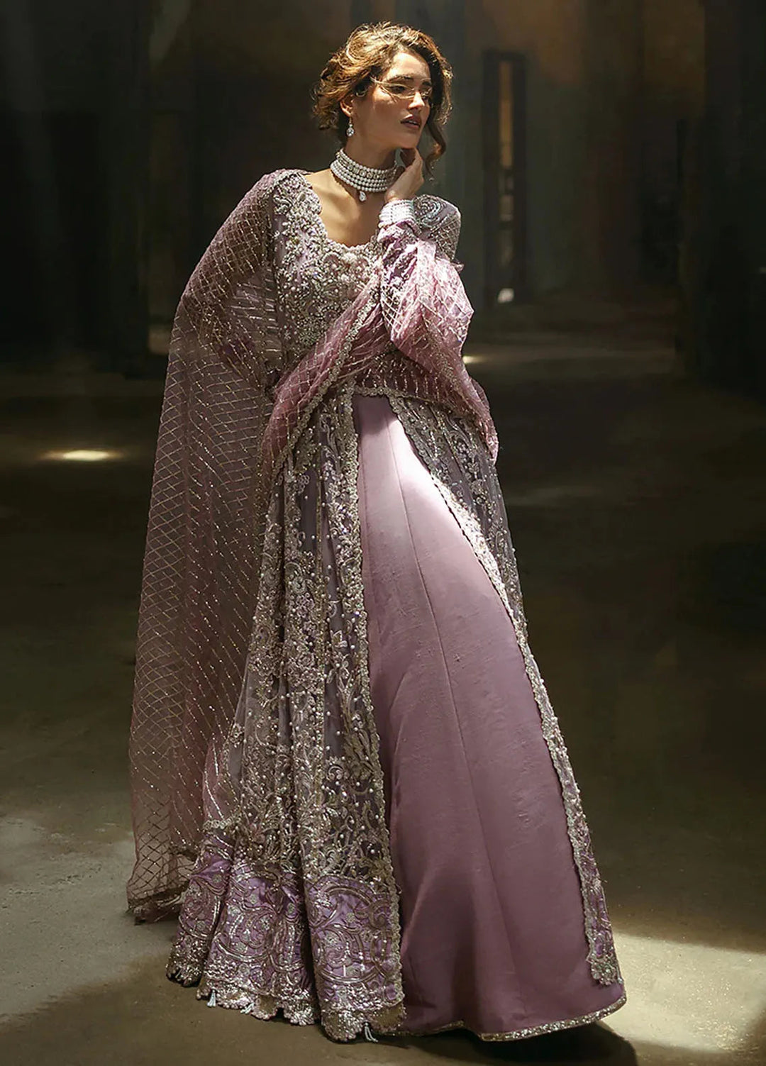 Stardust by Mushq Embroidered Net Suit Unstitched 4 Piece MQ24SW MWD-07 Spotlight Dreamer - Formal Collection