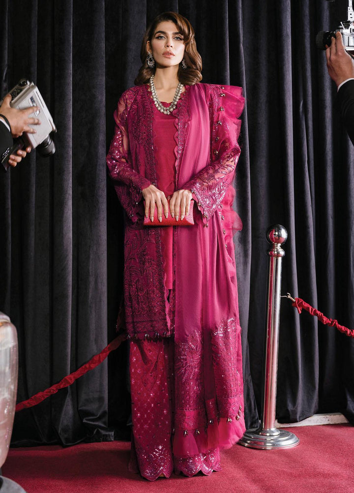 Starlet By Afrozeh Embroidered  Suits Unstitched 3 Piece AF23ST ASOS-V1-07 Periwinkle - Luxury Collection