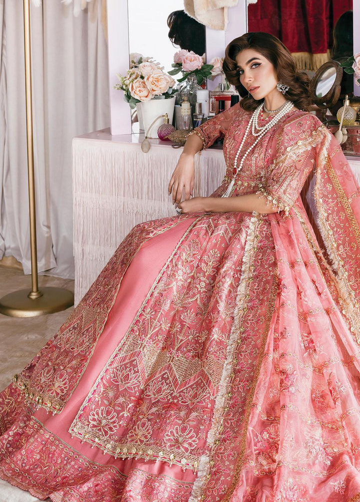 Starlet By Afrozeh Embroidered  Suits Unstitched 3 Piece AF23ST ASOS-V1-08 Flamingo Flair - Luxury Collection