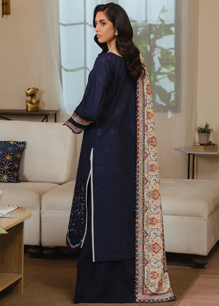 Stella By Mahnur Embroidered Khaddar Suit Unstitched 3 Piece MN24S D-02 B Mashaal - Winter Collection