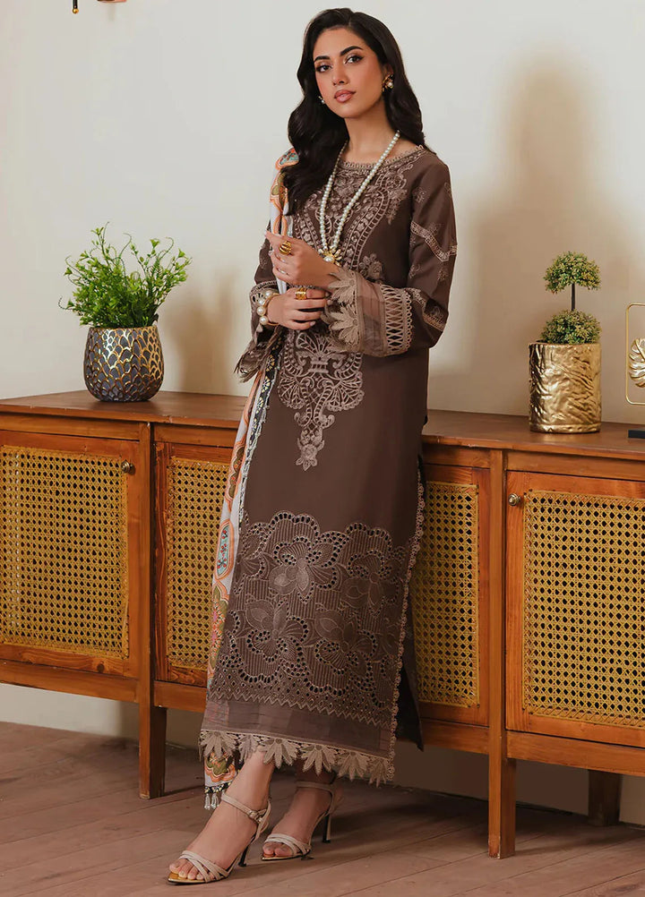 Stella By Mahnur Embroidered Khaddar Suit Unstitched 3 Piece MN24S D-05 A Mehrunisa - Winter Collection