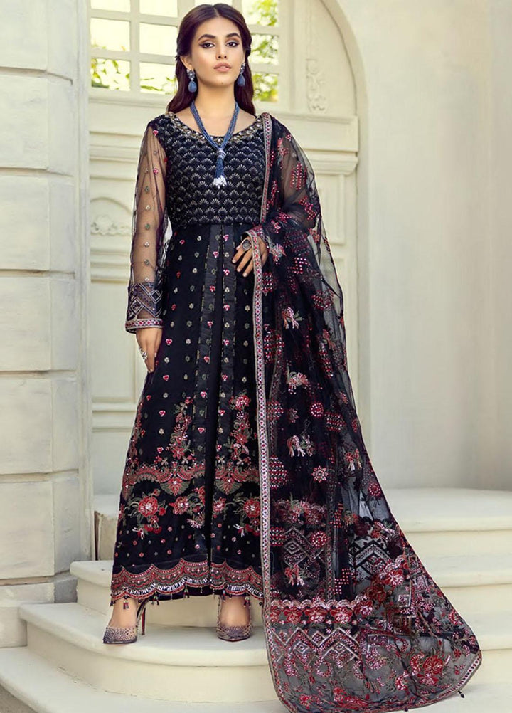 Al Zohaib Pret Embroidered Net 3 Piece Suit AZ22MF 07