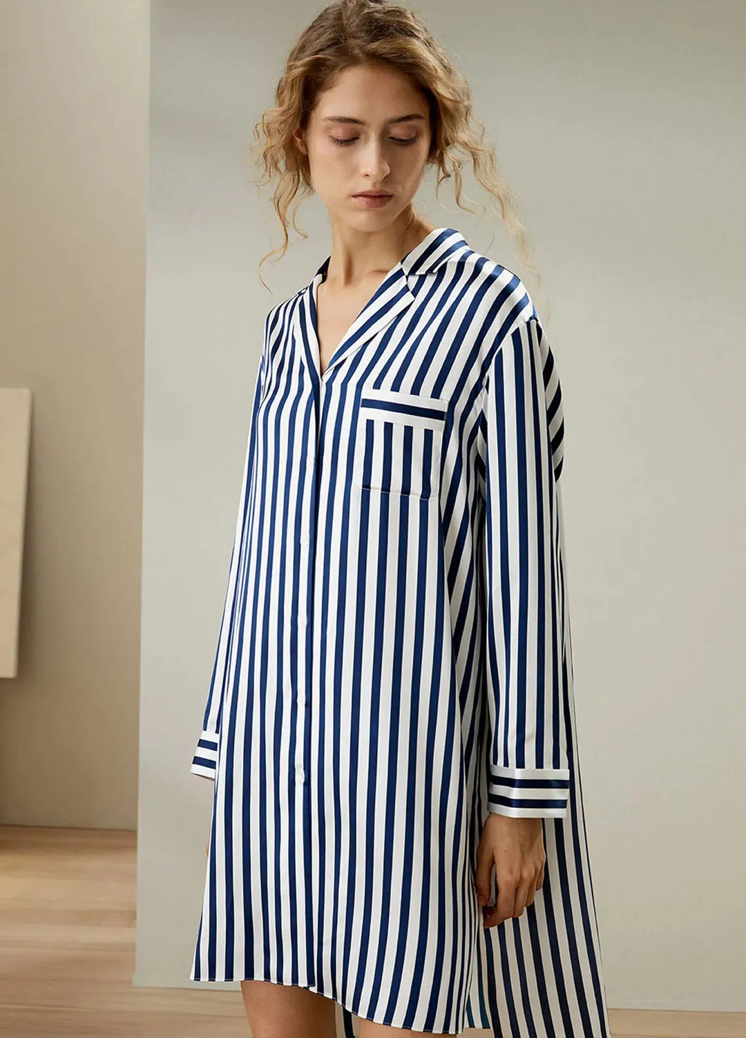Studio By Arj Pret Printed Polyester 1 Piece Shirt ARJ-STP-SHRT-NAVY