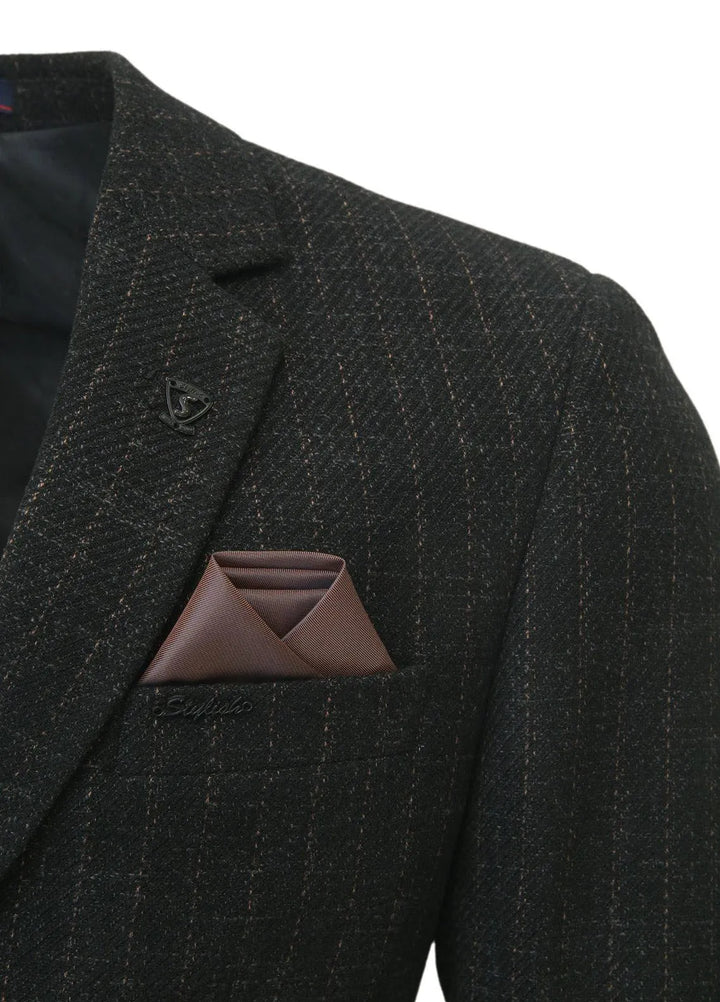 Stylish Garments Checkered Mens Coat - CC-01