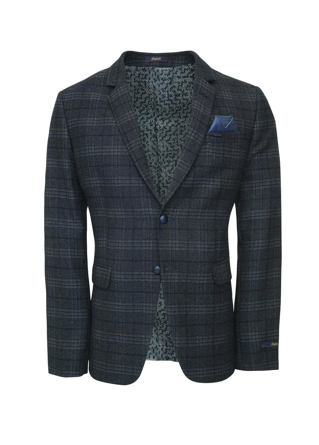 Stylish Garments Checkered Mens Coat - CC-05