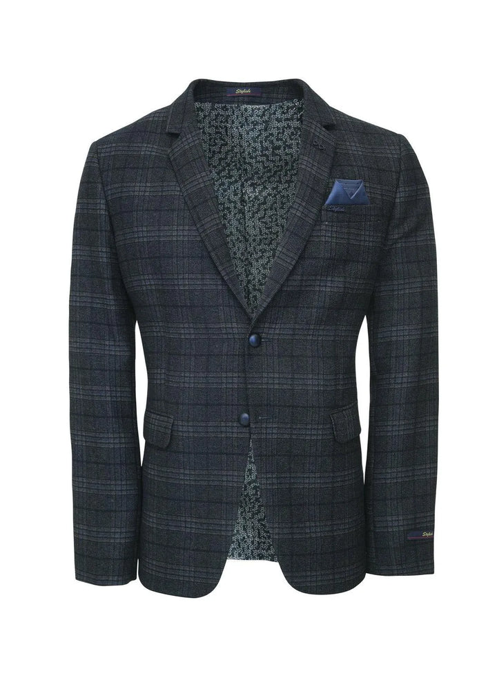 Stylish Garments Checkered Mens Coat - CC-05