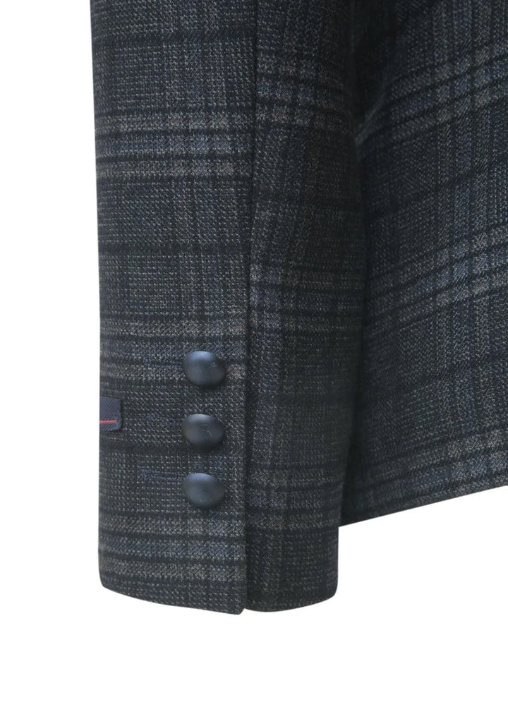 Stylish Garments Checkered Mens Coat - CC-05